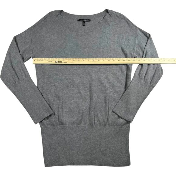 White House Black Market Women's boatneck sweater gray Size: Large - Picture 6 of 7